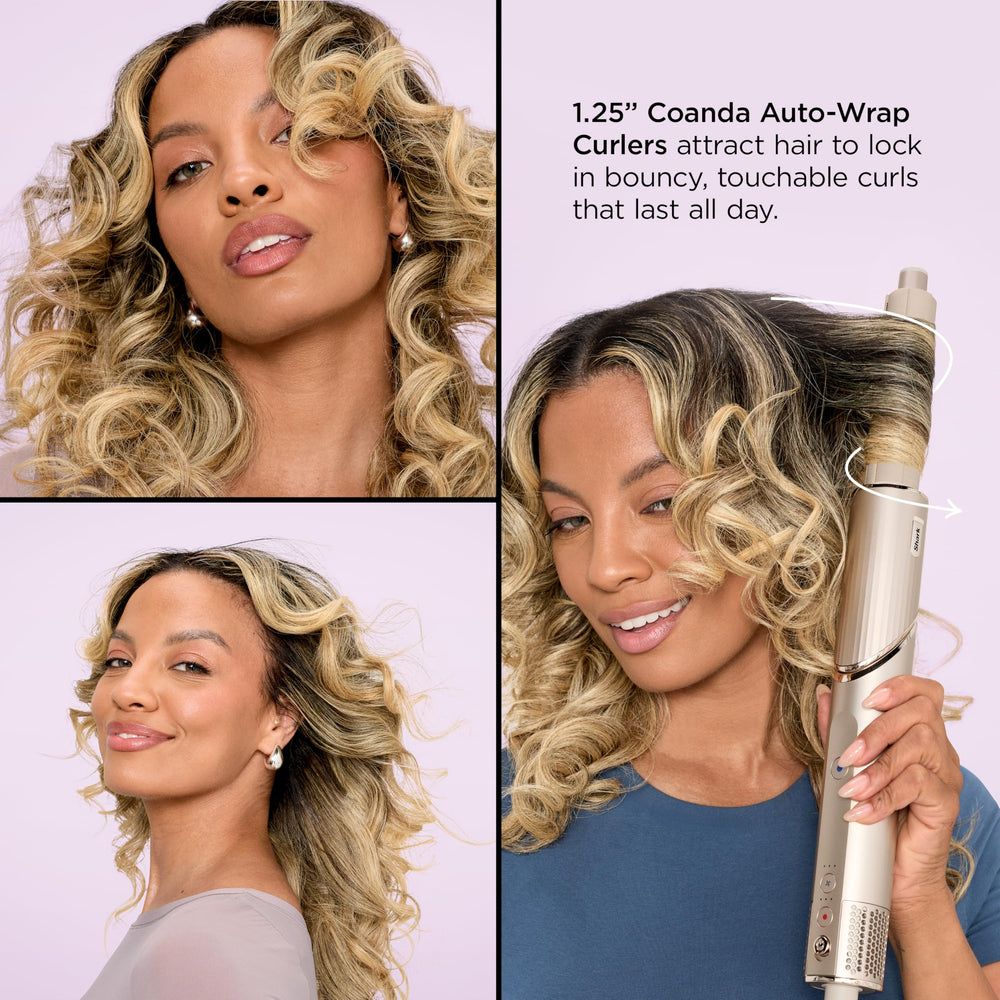 Shark FlexStyle fast-drying power image conveys quick styling sessions.