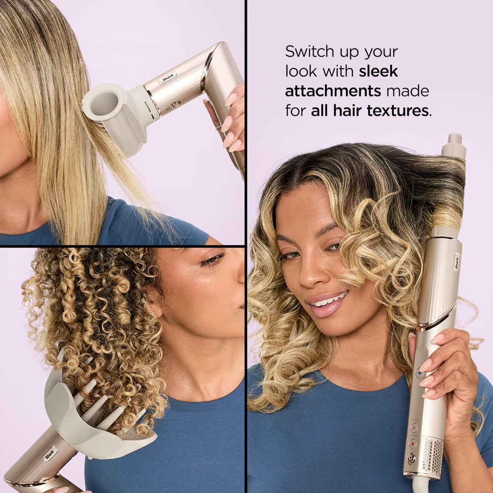 Shark FlexStyle rotatable nozzle image for targeted airflow during styling.