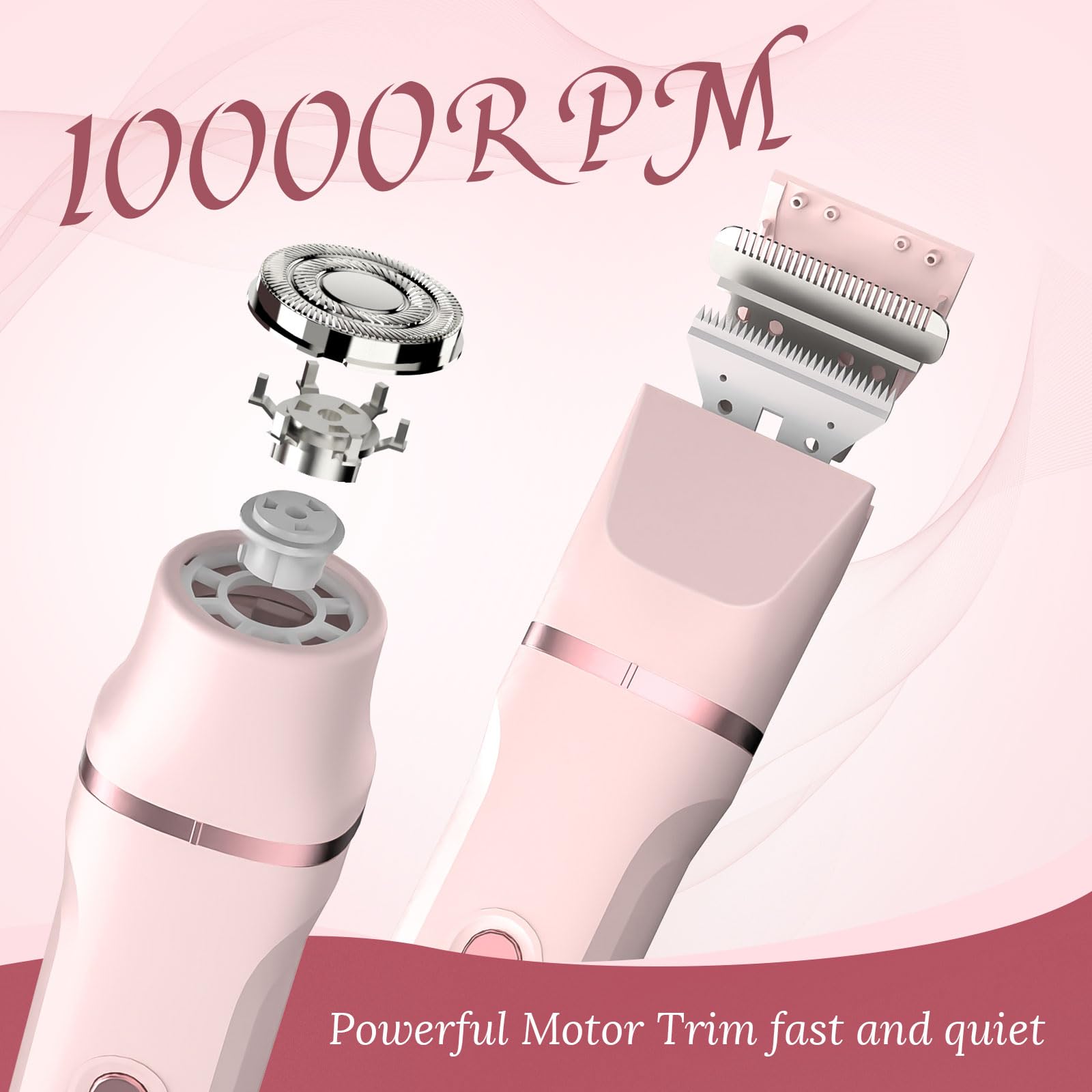 Cordless SharpUp Bikini Trimmer ready for portable use