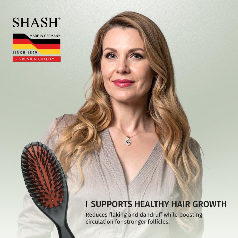 SHASH sectioned-hair detangling aids thick or tangled hair grooming.