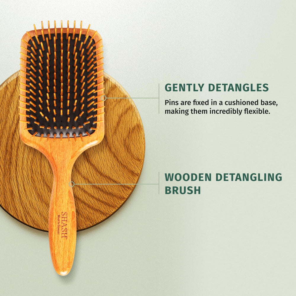 SHASH eco-sourced wood material highlights sustainable sourcing and natural aesthetics.