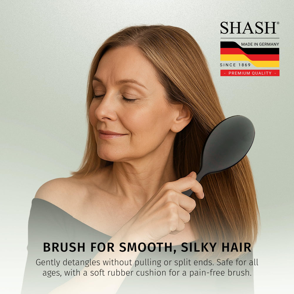 SHASH soft-bristle action improves texture during brushing