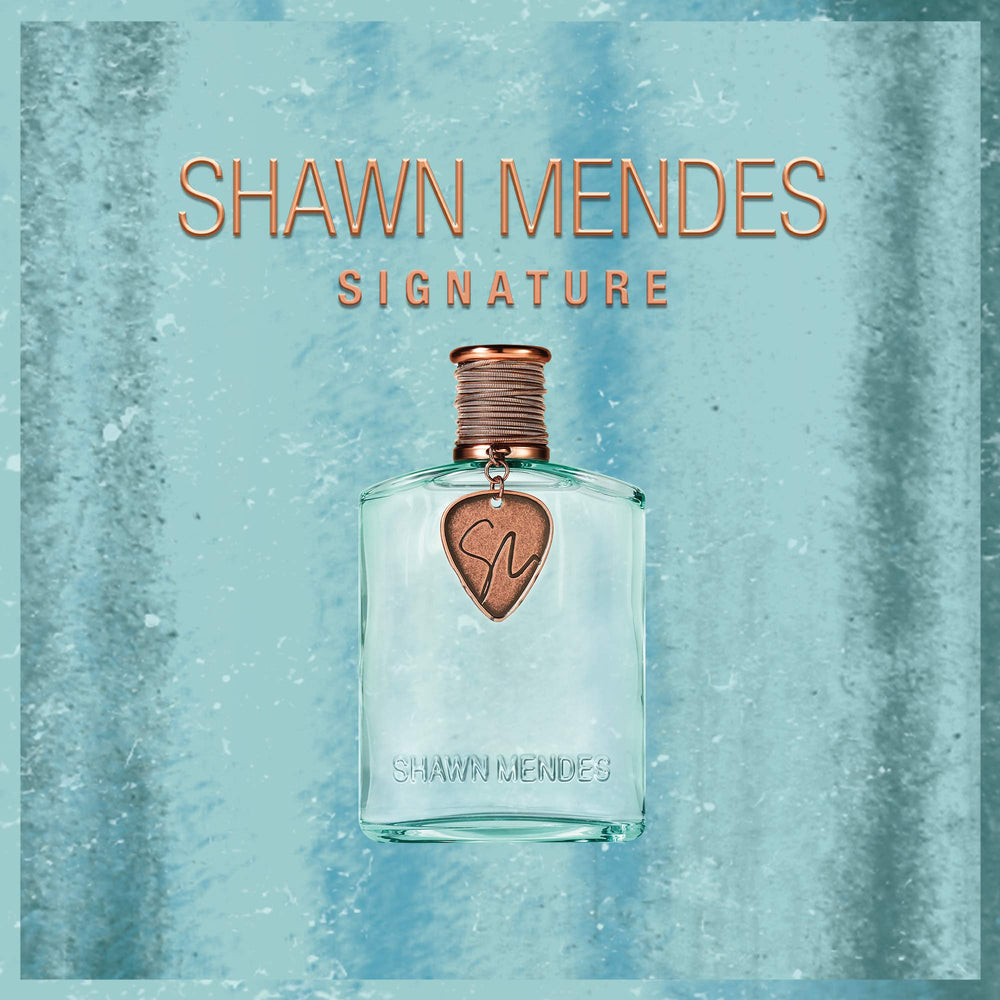 Lifestyle shot of Shawn Mendes EDP ready for evening wear