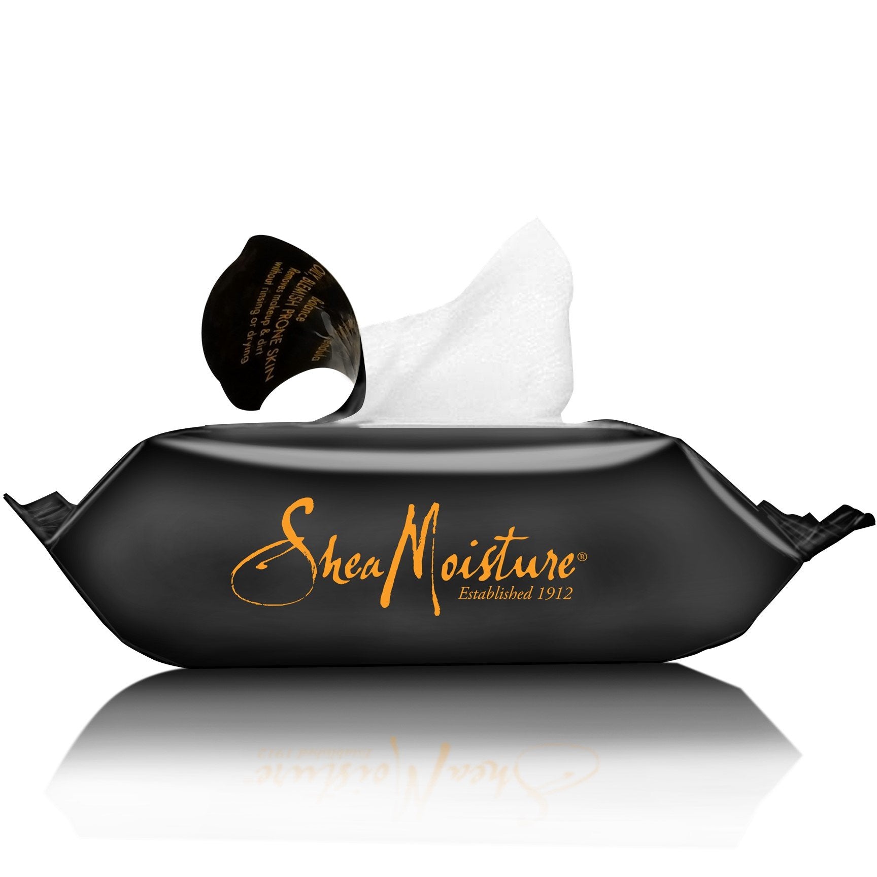SheaMoisture African Black Soap Tea Tree Oil wipes highlighting purifying tea tree oil benefits