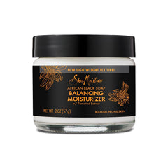 SheaMoisture Balancing Moisturizer bottle pour offers lightweight hydration for dry-to-combination skin
