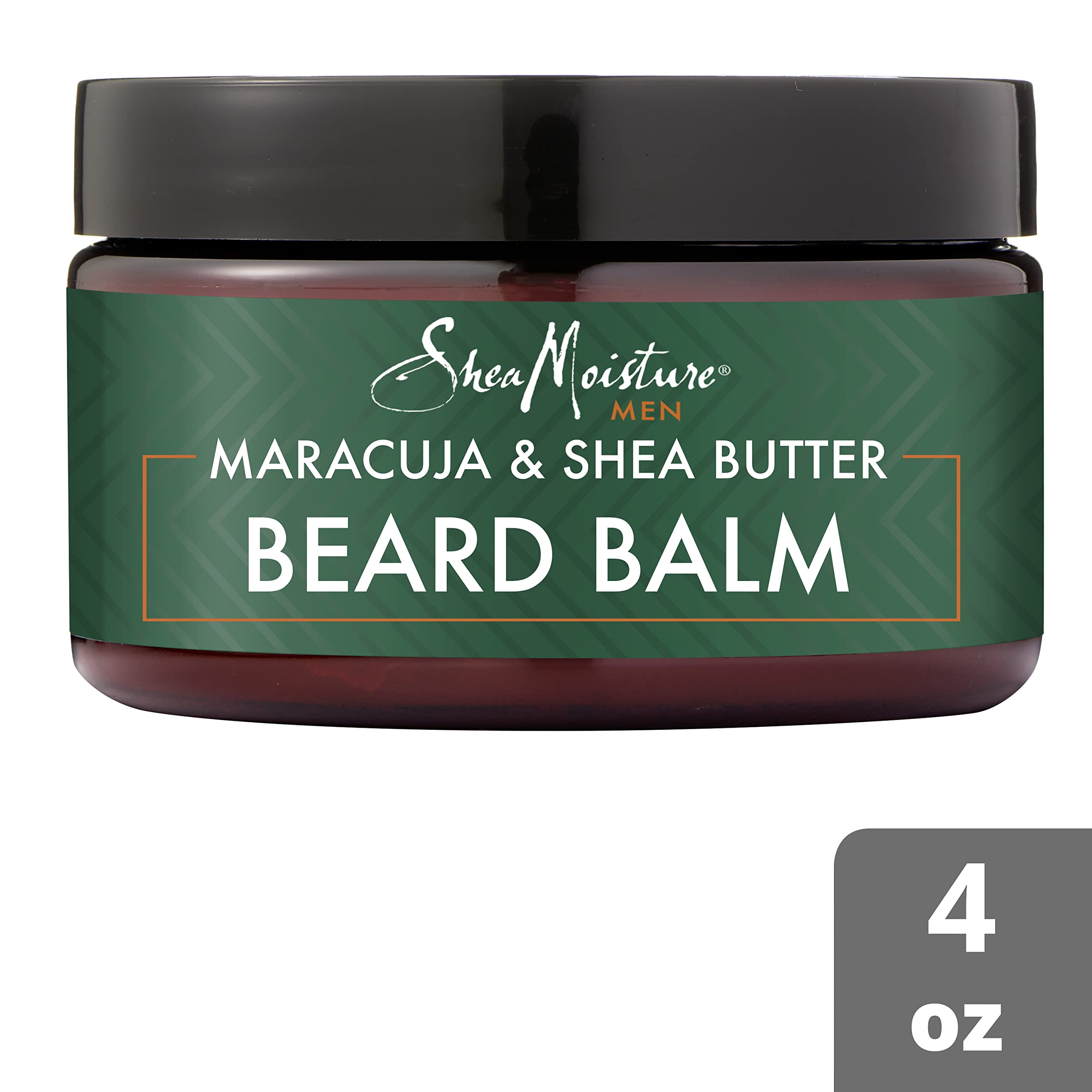 Maracuja oil benefits in SheaMoisture beard balm for softness and shine