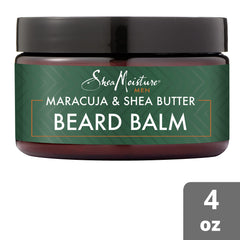 Maracuja oil benefits in SheaMoisture beard balm for softness and shine