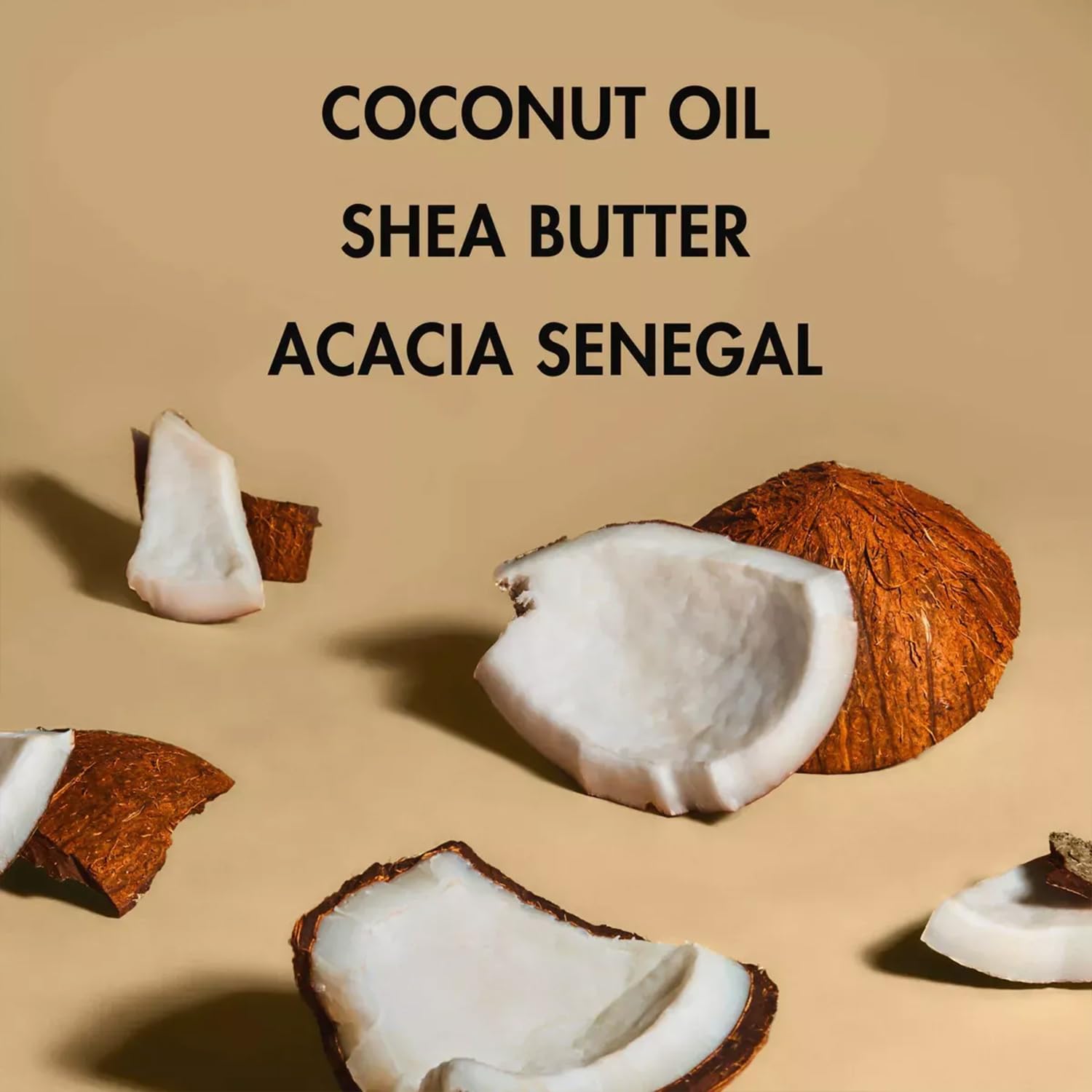 SheaMoisture body oil ingredients list featuring coconut oil and shea butter