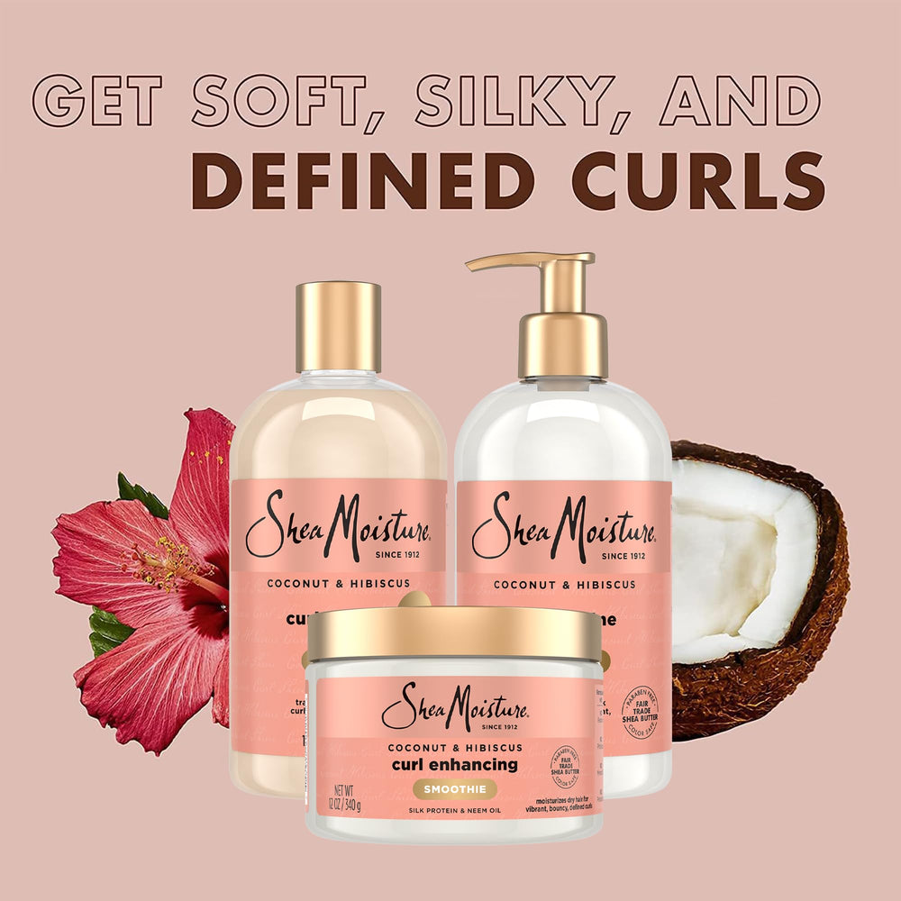 Sheamoisture Curl Enhancing Smoothie shows leave-in moisture for detangling curls