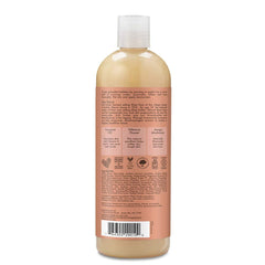 SheaMoisture coconut hibiscus foaming-lather close-up highlights creamy cleansing texture.