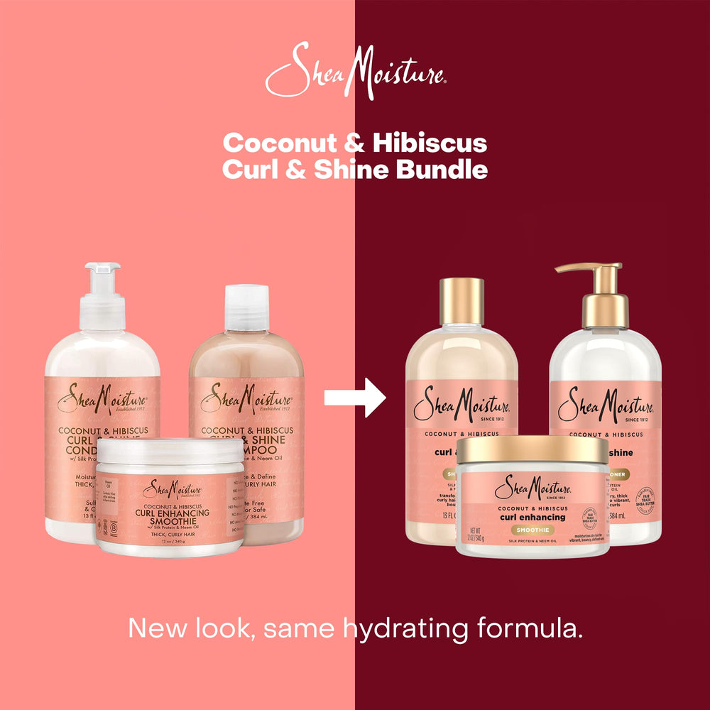 Sheamoisture Organic Fair-Trade Shea Butter base provides deep moisture