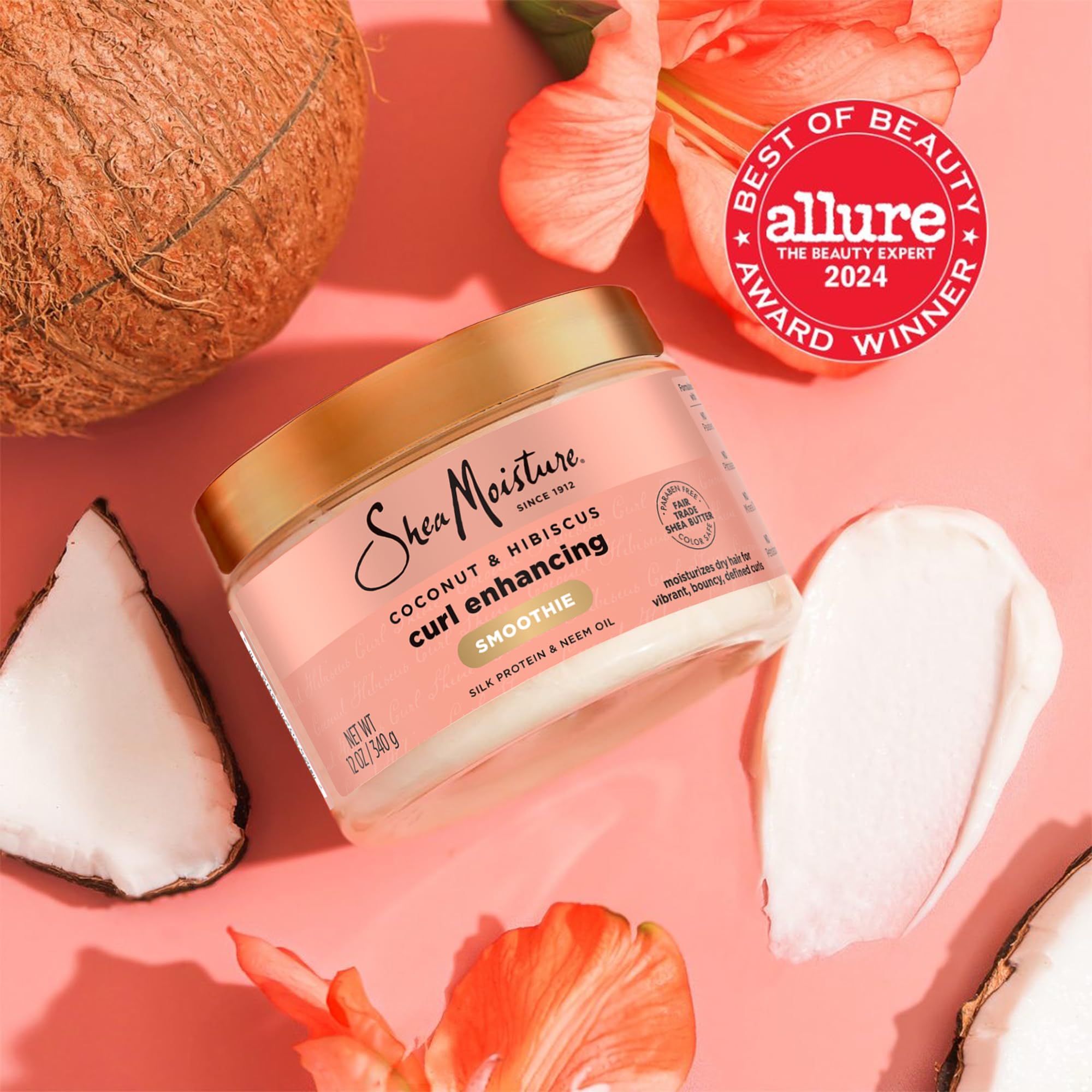 Sheamoisture Silk Protein feature boosts strength and shine for curls
