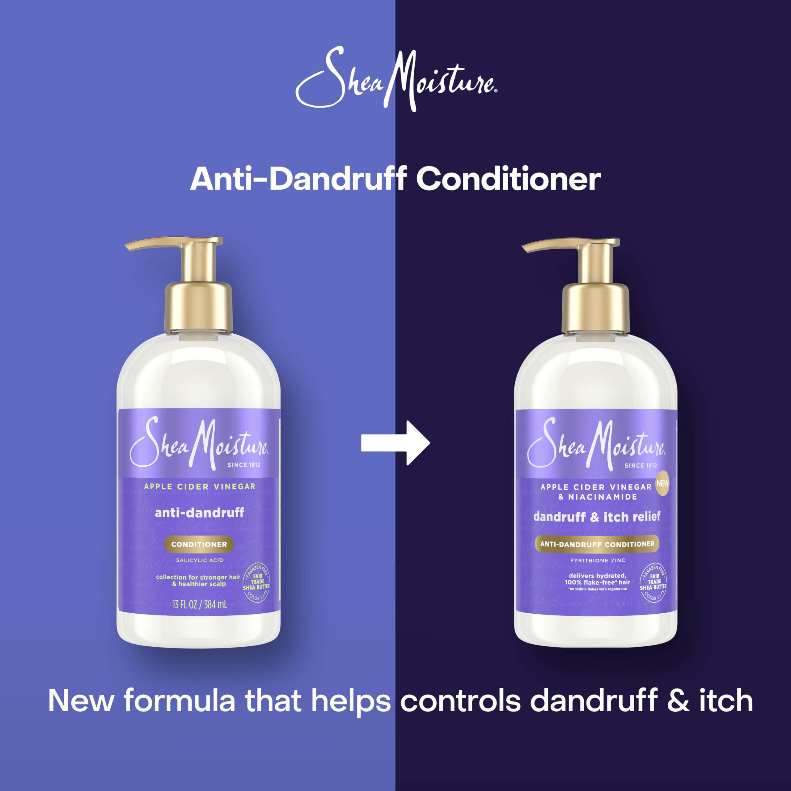 SheaMoisture conditioner creamy texture closeup highlights rich hydration for smoother strands.