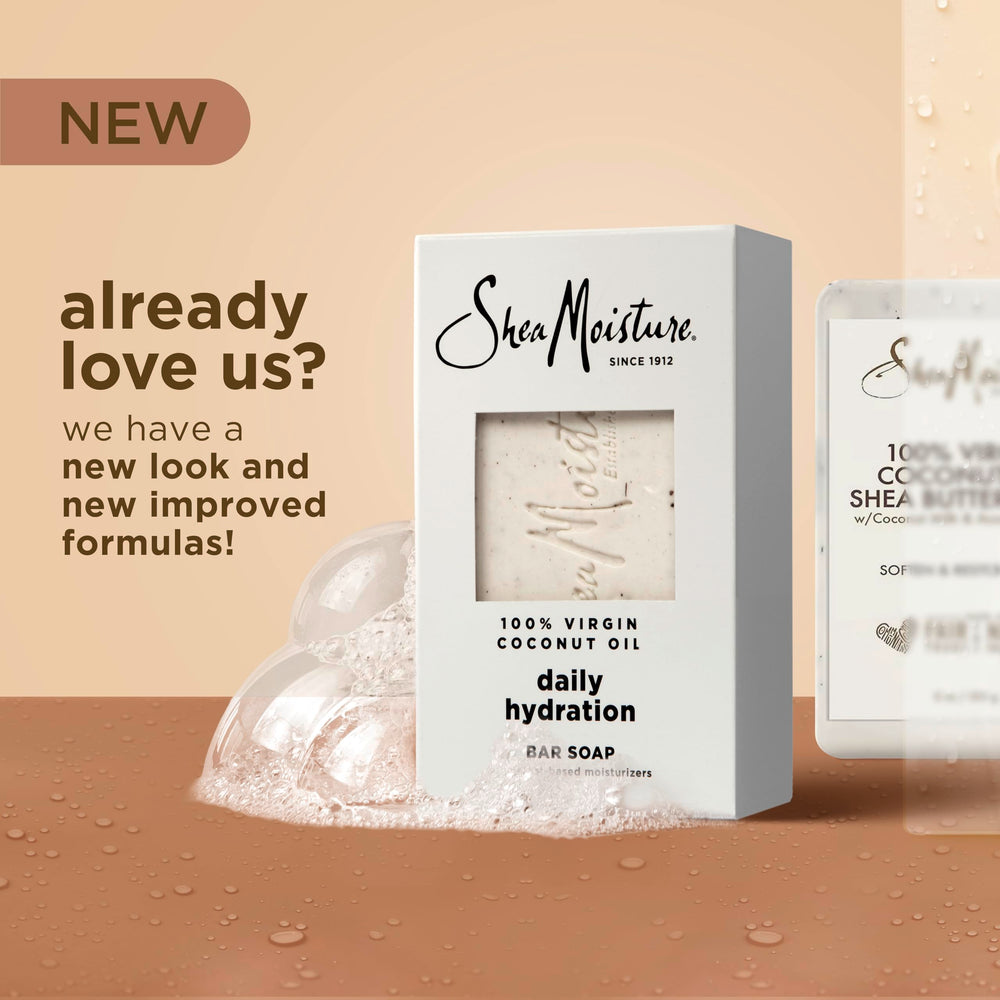 SheaMoisture Cruelty-free packaging image underscoring Fair Trade shea butter benefits