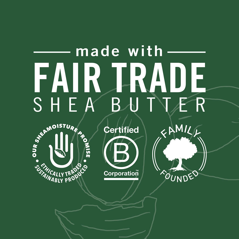 SheaMoisture cruelty-free sulfate-free icons underline ethical grooming.