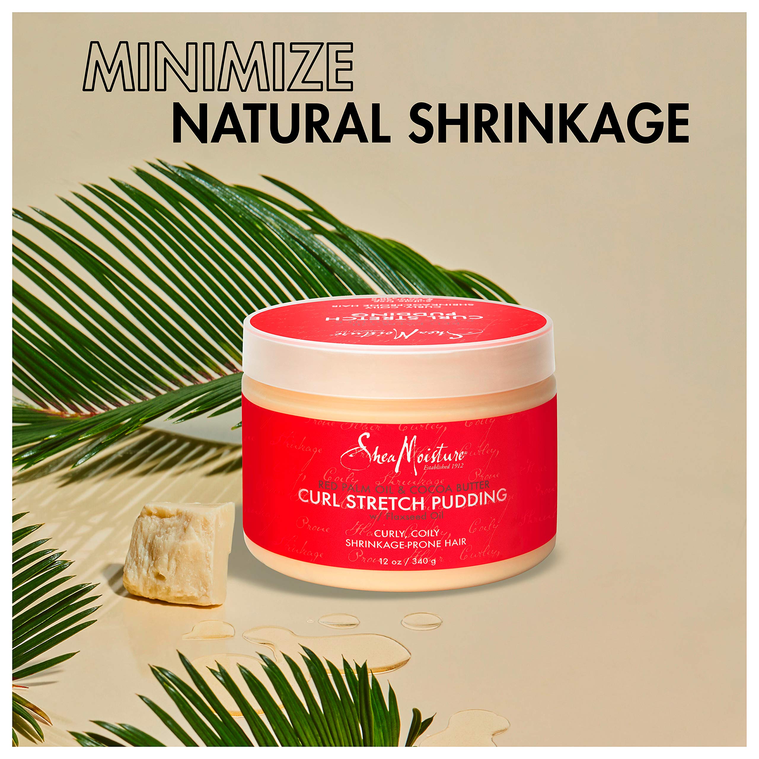 SheaMoisture Curl Stretch Pudding creamy texture swirl for smooth detangling