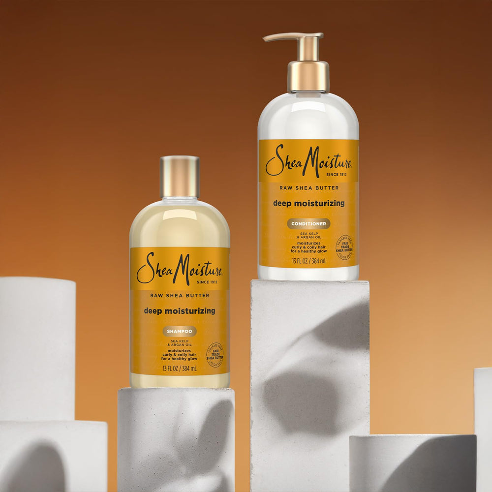 Curly hair application scene demonstrates detangling and conditioning ease.