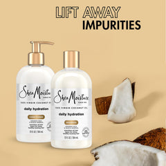 Close-up of creamy lather from SheaMoisture shampoo for smooth hair