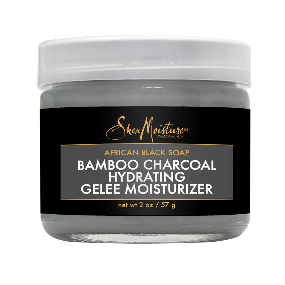 SheaMoisture Face Moisturizer bottle pour demonstrates quick hydration for oily skin.