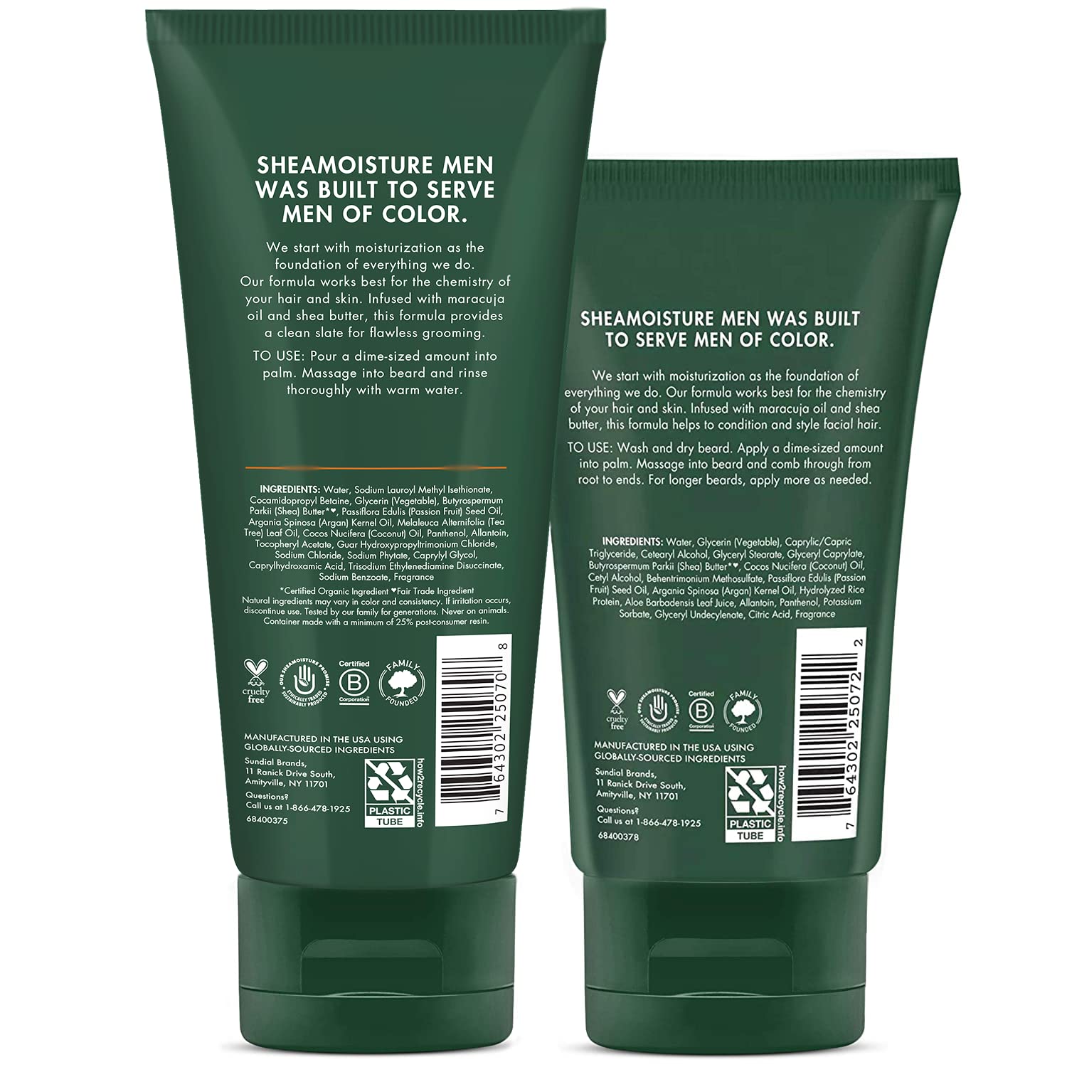 Full beard detangler jar to smooth knots for easier combing.