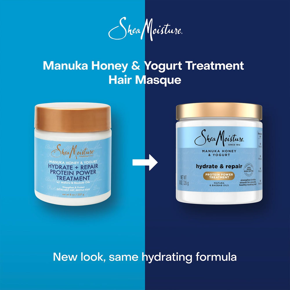 SheaMoisture Hair Mask after-use hair looks softer and smoother