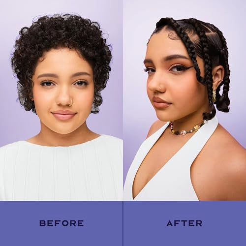 SheaMoisture healthy scalp appearance hints at reduced flakes and balanced scalp.