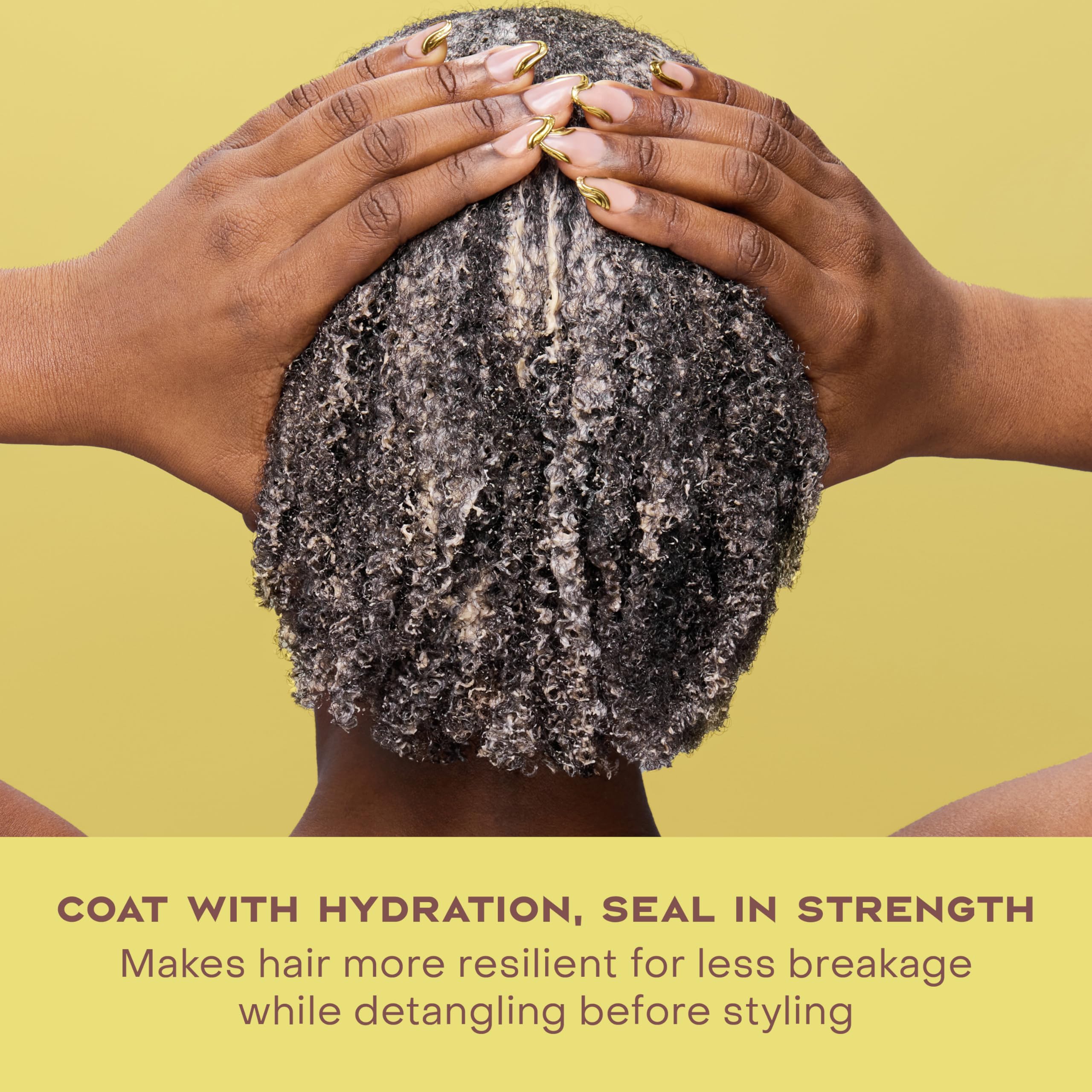 Before and after results of SheaMoisture Jamaican Black Castor Oil Treatment Masque.