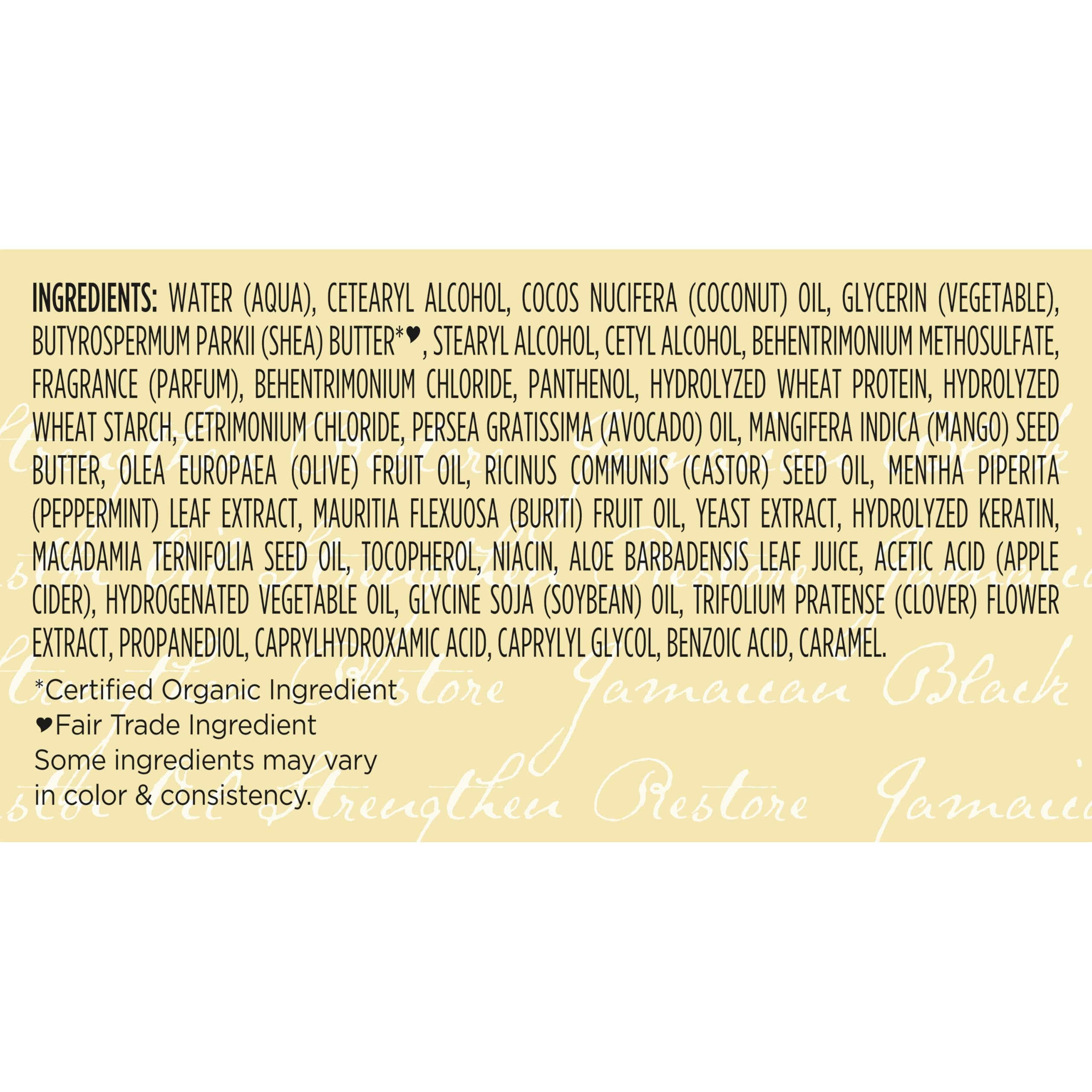 SheaMoisture Jamaican Black Castor Oil Treatment Masque applied to hair, nurturing curls.