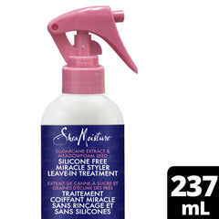 Meadowfoam seed oil close-up from SheaMoisture leave-in treatment shows deep hydration.