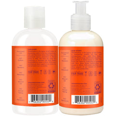 SheaMoisture Mango Carrot Kids Conditioner bottle eases detangling and softens strands.