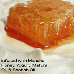 SheaMoisture Manuka Honey & Yogurt Mask delivers 10-15 minute conditioning for softness.