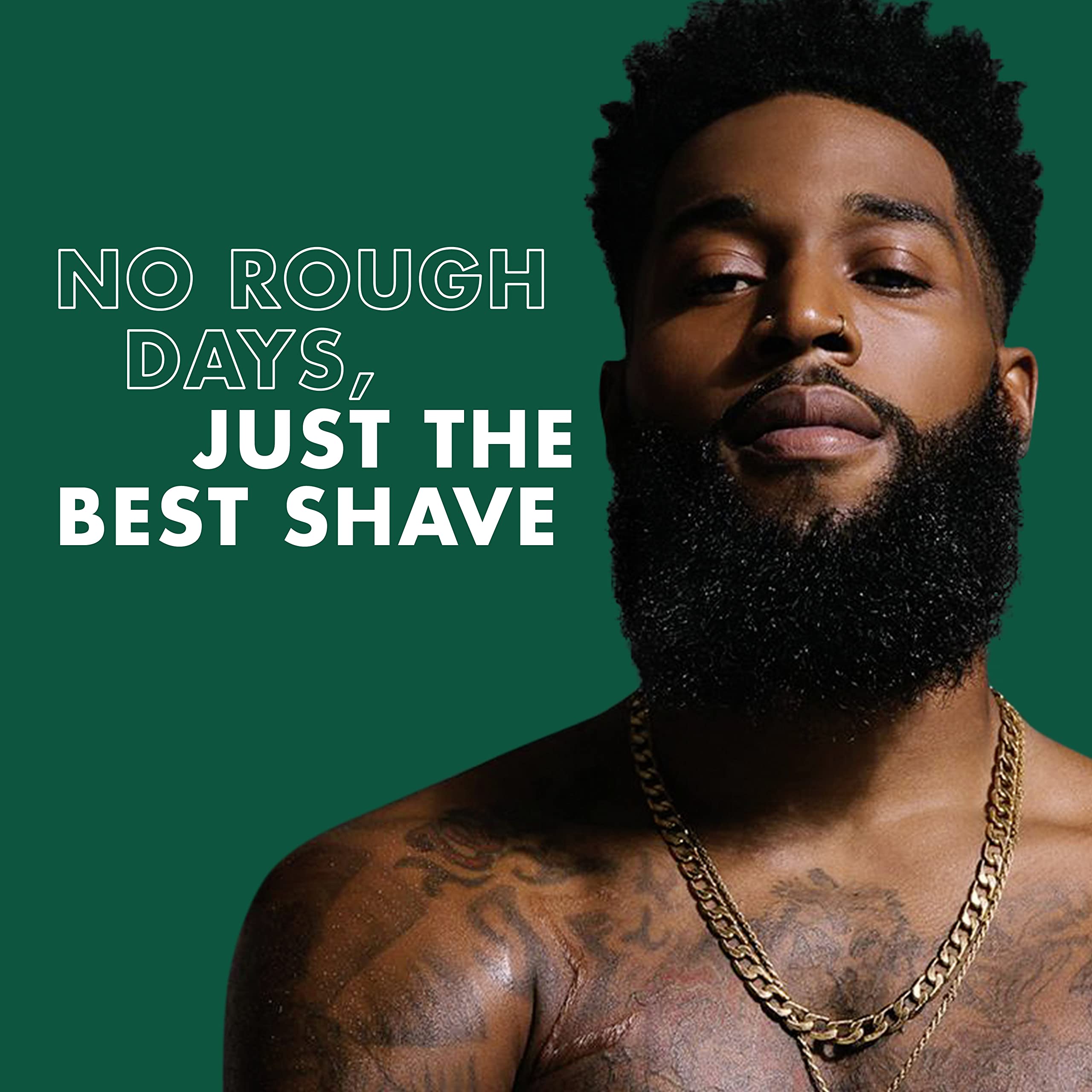 SheaMoisture maracuja oil closeup emphasizes moisture-rich beard care.