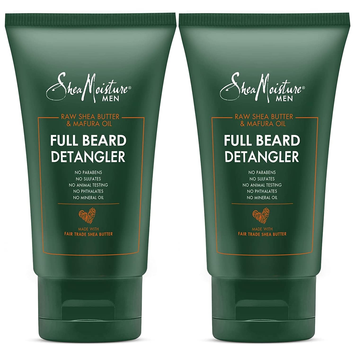SheaMoisture Men beard detangler bottle pour showcases maracuja hydration for smoother beard