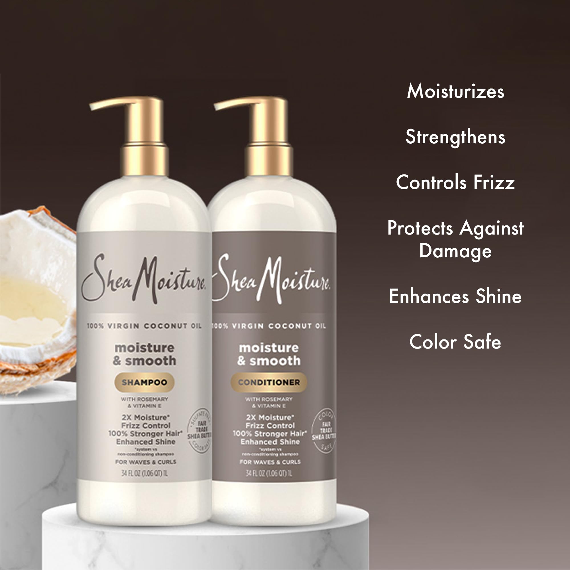 Coconut-vanilla scent from SheaMoisture adds a spa-like experience