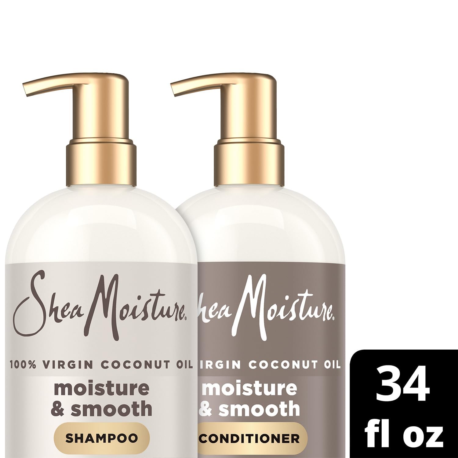 Moisture & Smooth shampoo pump enables easy, mess-free daily use