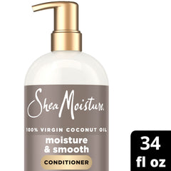 Sheamoisture Moisture & Smooth enhances wavy hair definition after use.