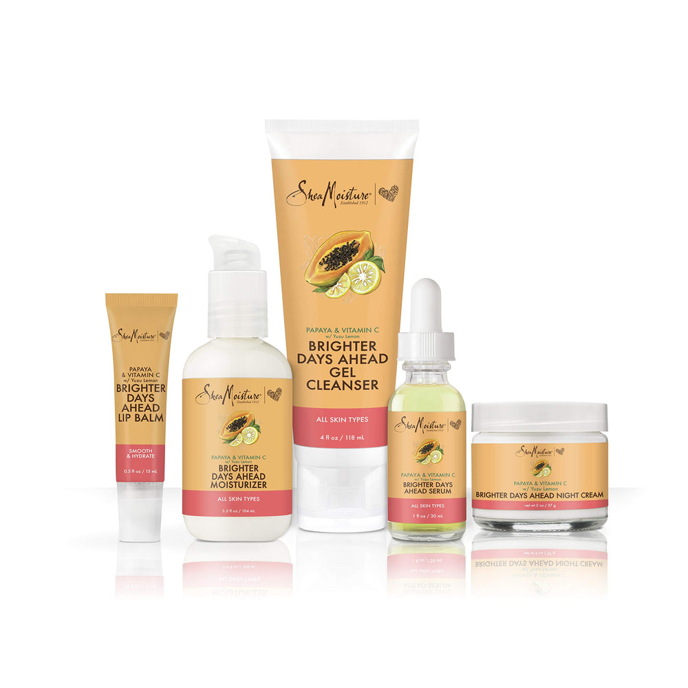 SheaMoisture papaya vitamin C night cream swatch on skin for hydration