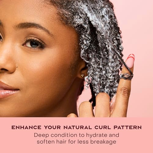 SheaMoisture Overnight mask setup shows relaxing nighttime care for damaged curls.