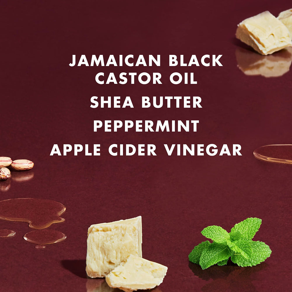 SheaMoisture Peppermint Oil image highlights refreshing scalp tingling and invigorating sensation.