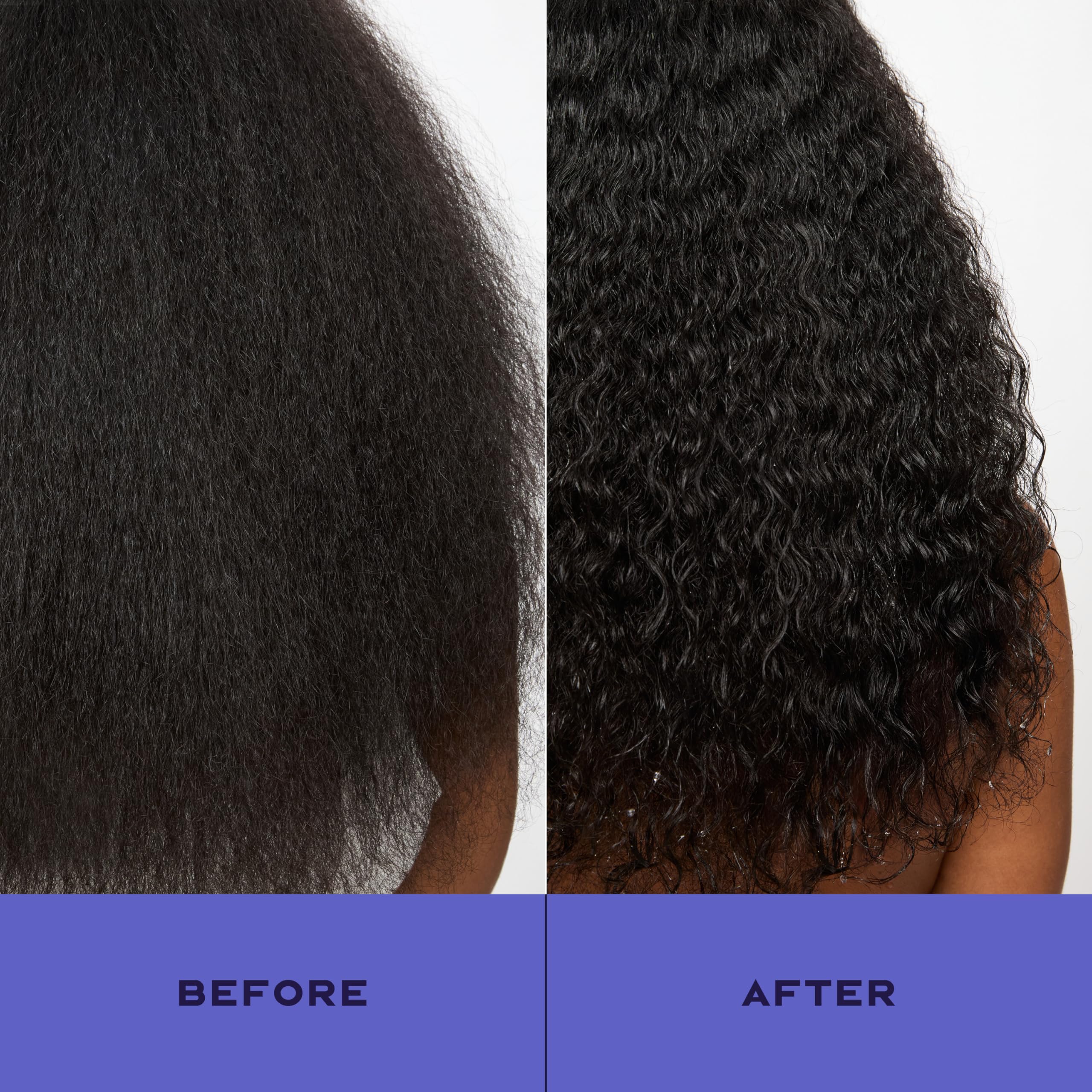SheaMoisture hands massaging scalp to loosen flakes and hydrate roots