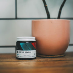 Shear Revival Crystal Lake pomade texture scoop shows medium hold for versatile looks