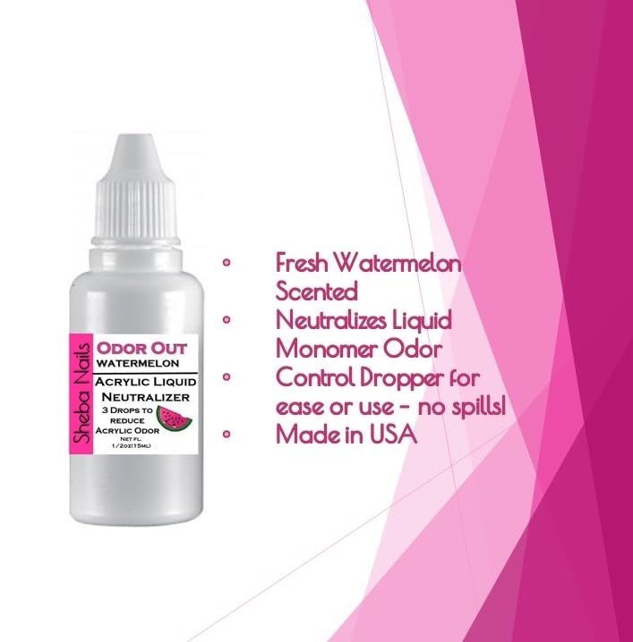 SHEBA NAILS Half-ounce bottle close-up highlighting compact professional size.