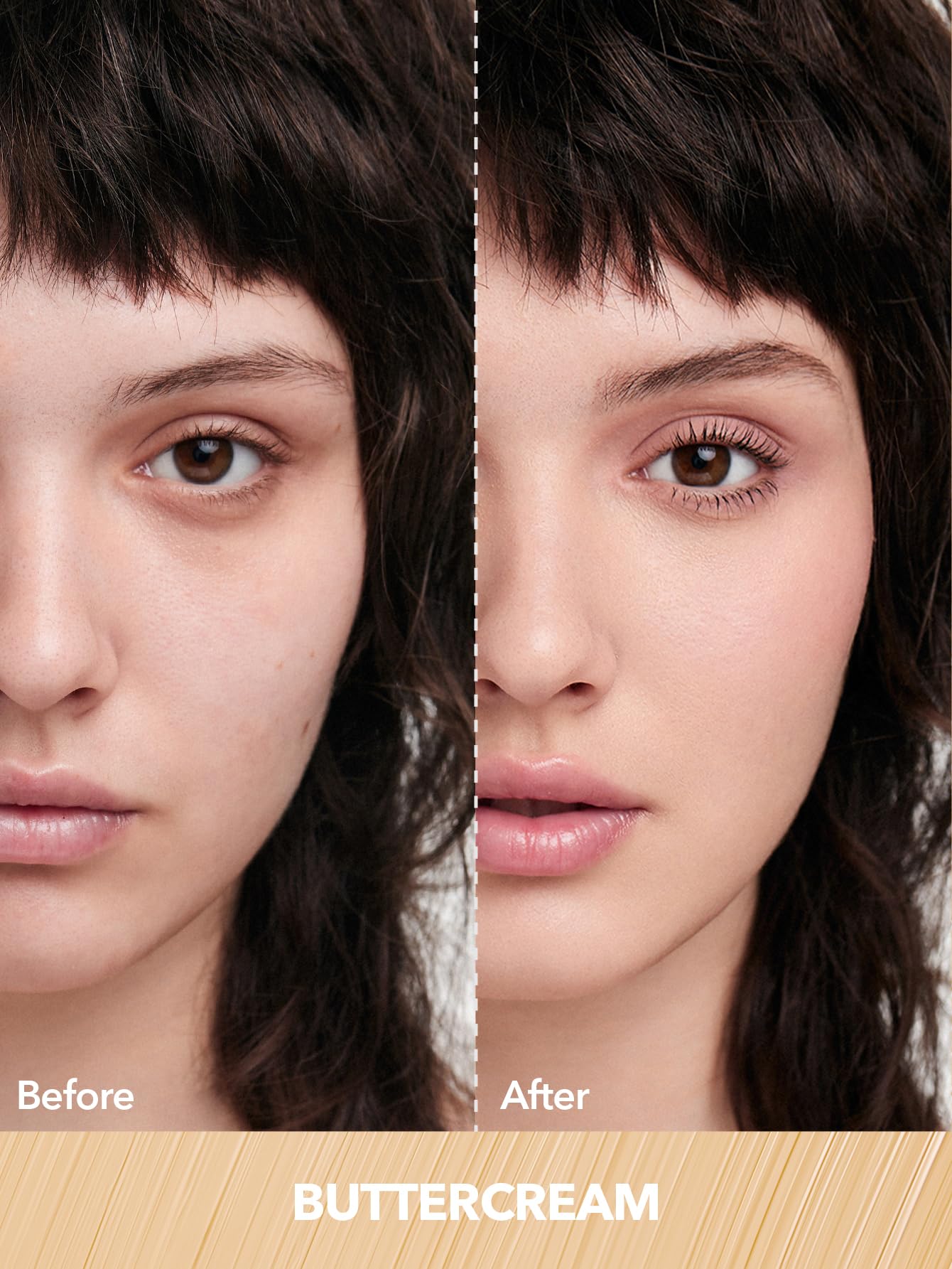 SHEGLAM 12HR concealer under-eye application demonstrating brightening lift.