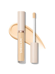 SHEGLAM 12HR concealer Butter Cream tube closeup for quick under-eye coverage.