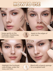 SHEGLAM precision-tip close-up highlights exact placement for targeted contour