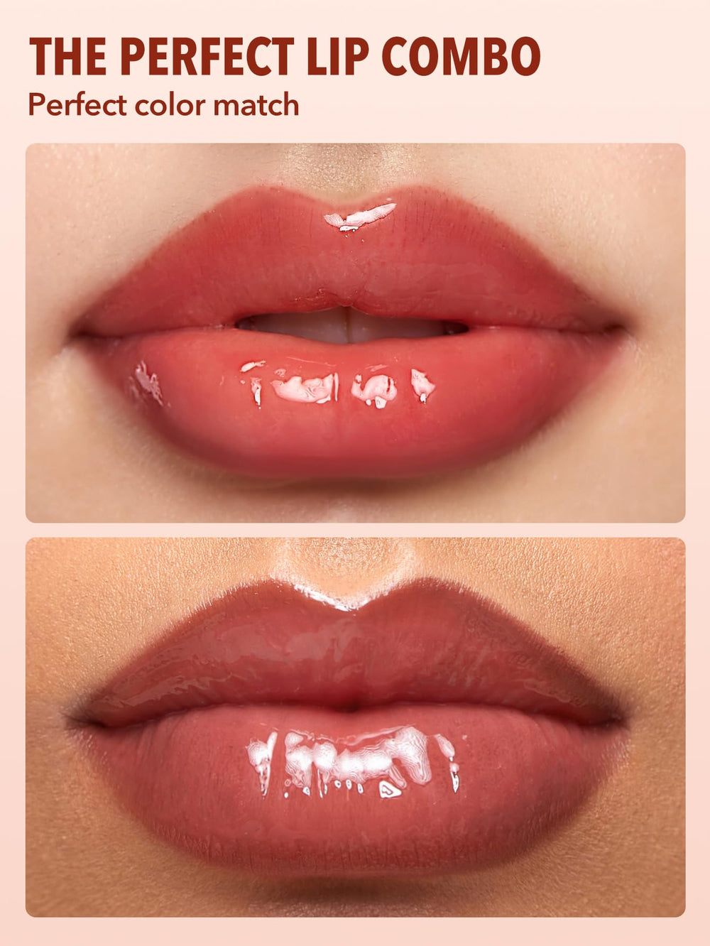 SHEGLAM Lip Rules gloss pen swatch delivering dewy gloss.