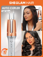 SHEGLAM anti-burn and anti-tangle design guards against hair mishaps.
