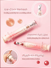 SHEGLAM Booster Shine Lip Gloss metal tip demonstrates smooth, precise color delivery