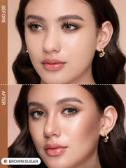 SHEGLAM contour highlight stick Brown Sugar creamy texture close-up for easy blending