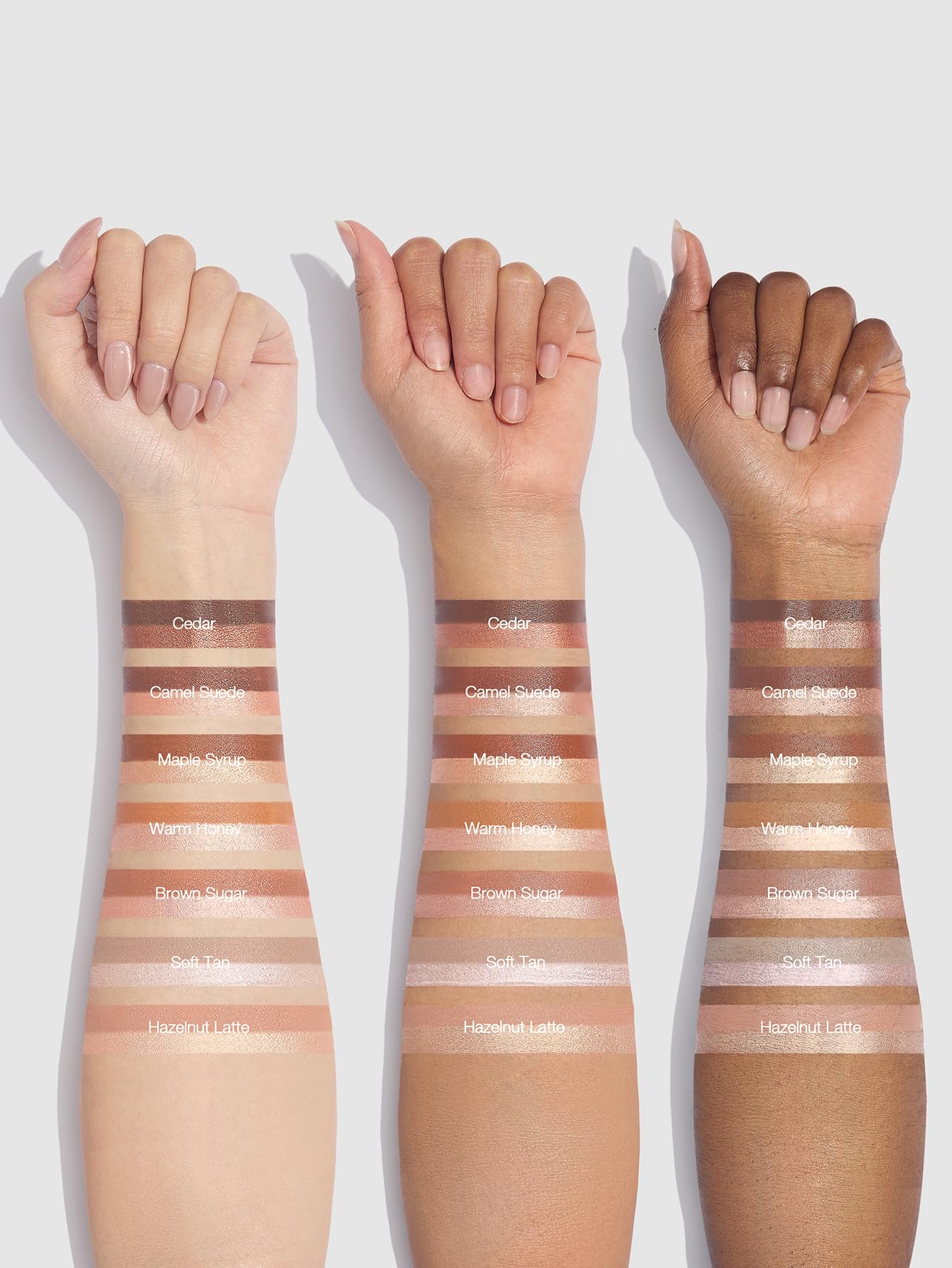 SHEGLAM contour highlight stick Brown Sugar applied to face for definition